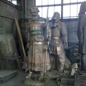 Бронзовая скульптура: «Воины» Бронзовая скульптура: «Воины»