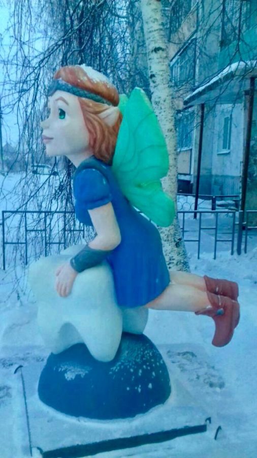 Скульптура Зубная Фея. Фигура из пенопласта и стеклопластика Скульптура Зубная Фея. Фигура из пенопласта и стеклопластика