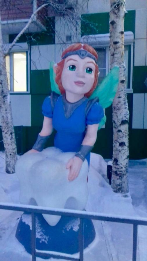 Скульптура Зубная Фея. Фигура из пенопласта и стеклопластика Скульптура Зубная Фея. Фигура из пенопласта и стеклопластика