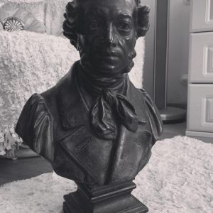 Скульптура из пенопласта и стеклопластика: Бюст А.С. Пушкина Скульптура из пенопласта и стеклопластика: Бюст А.С. Пушкина