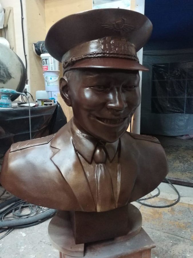Полигональная скульптура: Медведь