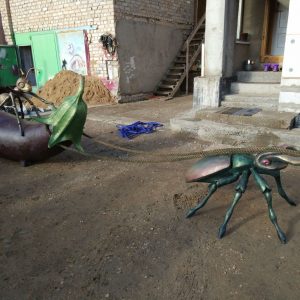 Скульптура из пенопласта и стеклопластика: Медведь-учёный Скульптура из пенопласта и стеклопластика: Медведь-учёный