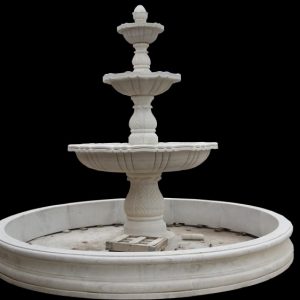 Фонтан из мрамора: Белый мрамор-02