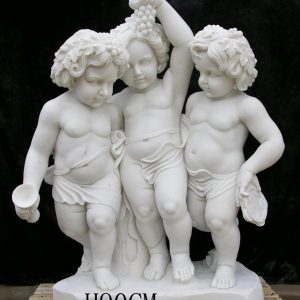 Скульптура из мрамора: Статуи херувимов из белого мрамора