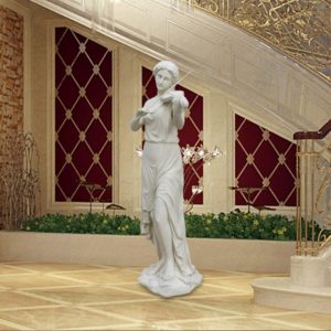 Скульптура из мрамора: Статуя госпожи из белого мрамора