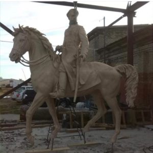 Бронзовая скульптура: Памятник белому офицеру Бронзовая скульптура: Памятник белому офицеру
