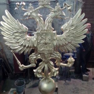 Бронзовая скульптура: Герб России Бронзовая скульптура: Герб России