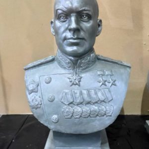 Бюст на заказ: Рокоссовский К.К. - маршал СССР Бюст на заказ: Рокоссовский К.К. - маршал СССР
