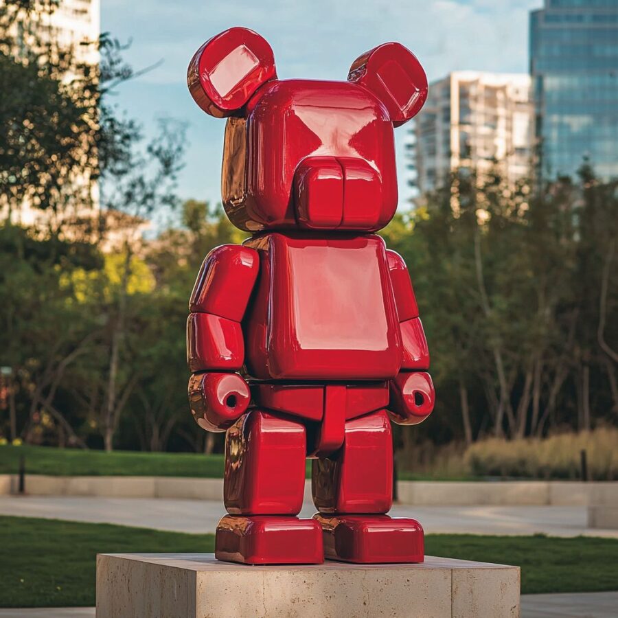 Скульптура: Синий медведь Bearbrick (Беарбрик) Скульптура: Синий медведь Bearbrick (Беарбрик)