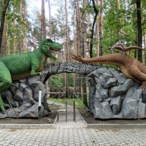 Скульптура: Динозавры из бетона Скульптура: Динозавры из бетона